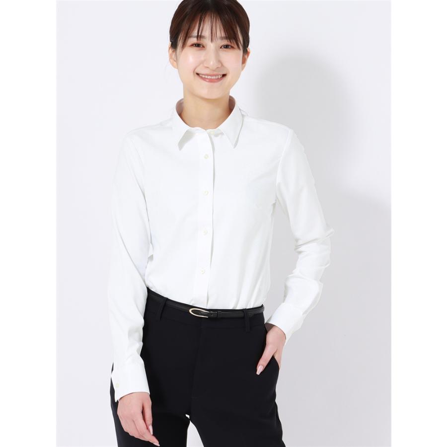 icb ブラウスライクジャージー ロングシャツ 白 9号 新作 新品 icb ブラウスライクジャージー ロングシャツ 白 9号 新作 新品