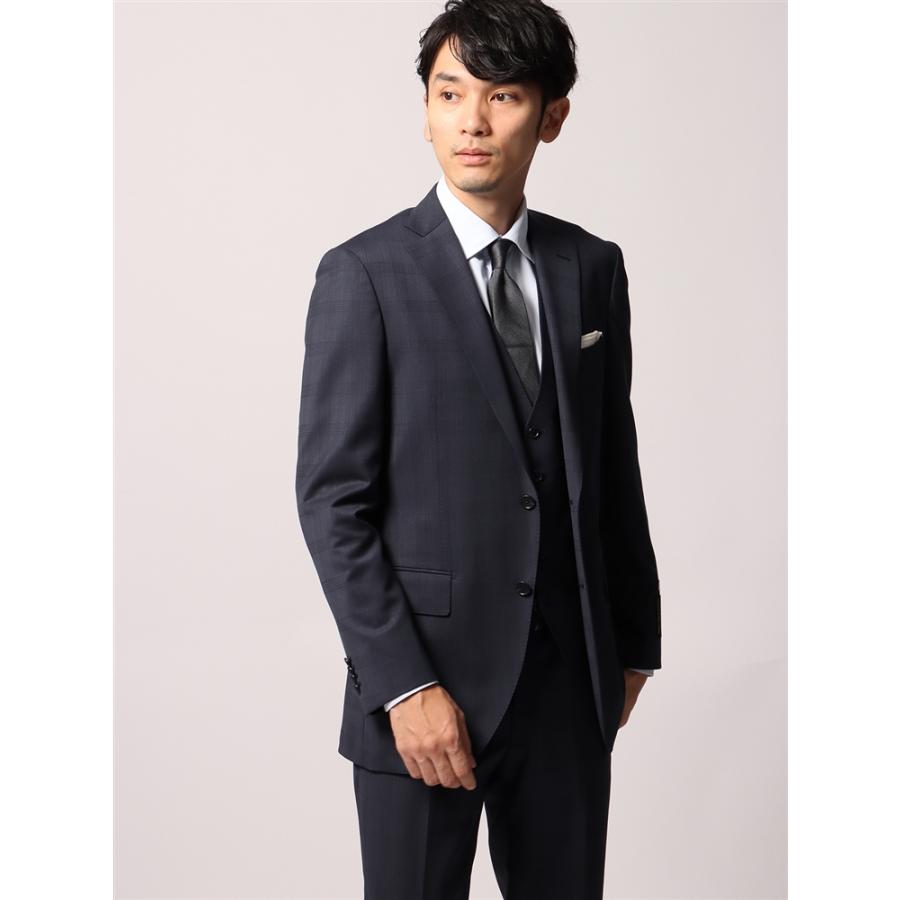 スーツスクエア】メンズ スーツ スリーピース 2つボタン FORMAL  