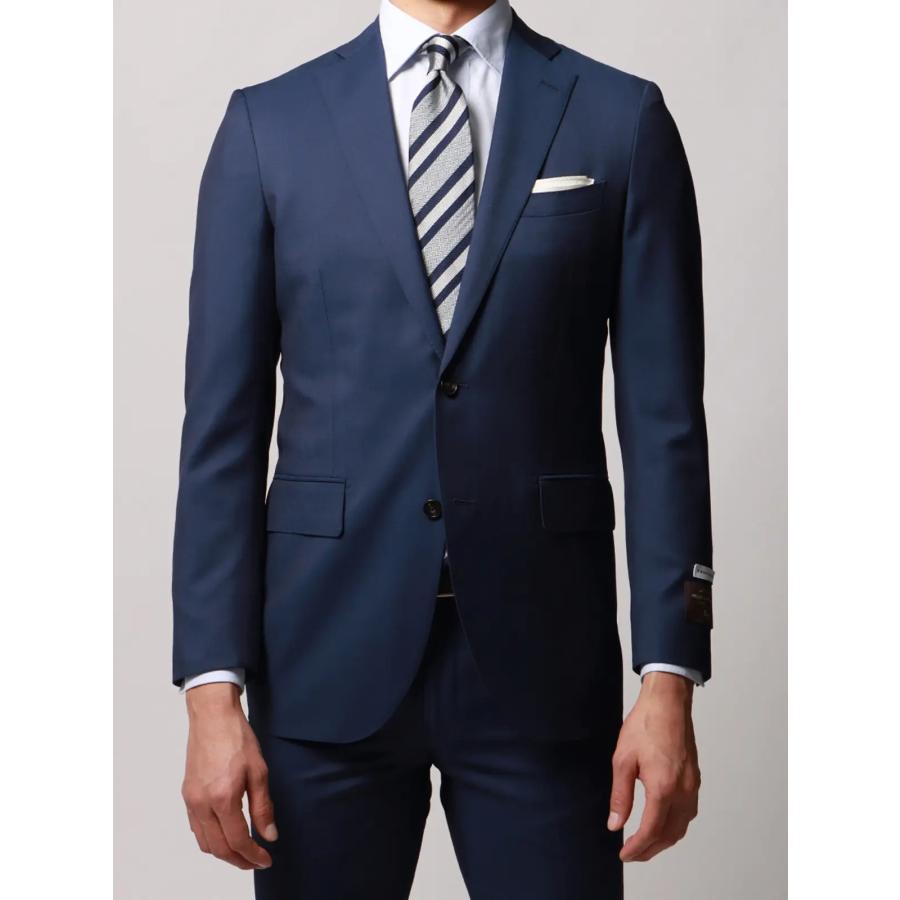 LOVELESS canonico シングルスーツ　セットアップ　ネイビー　無地 LOVELESS canonico シングルスーツ セットアップ ネイビー 無地