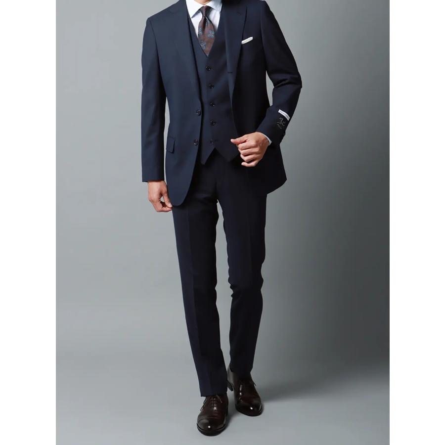 早い者勝ち！　極美品　ザ スーツ カンパニー　3ピース　グレー　ストライプ SUIT SQUARE（スーツスクエア） 【スーツスクエア】メンズ スーツ