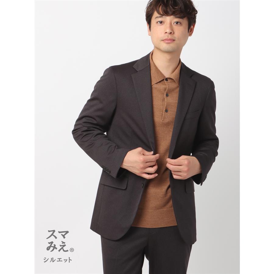 スマみえ スーツ ジャージー ストレッチ ウオッシャブル ジャケット スマみえジャケット／ウォッシャブル／ストレッチ／ポリエステル