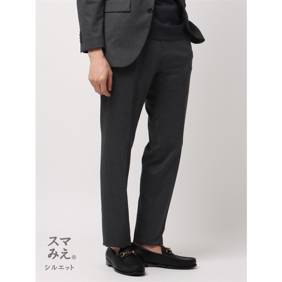 Deuxieme Classe スリットテーパードパンツ(ハウンドトゥース)36 Deuxieme Classe（ドゥーズィエムクラス）の「スリット