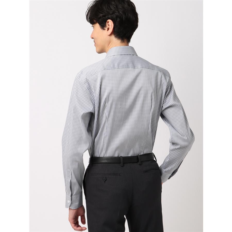 ☆THE INOUE BROTHERS☆ メンズ シャツ グレージュ M SUIT SQUARE 【スーツスクエア】メンズ SHUNシャツ 長袖 ノン