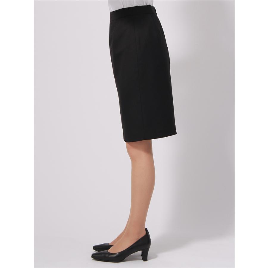 スーツカンパニー スカートスーツ 38 W70 ストレッチ 黒 ブラック DMW SUIT SQUARE（スーツスクエア） 【スーツスクエア】レディース タイト