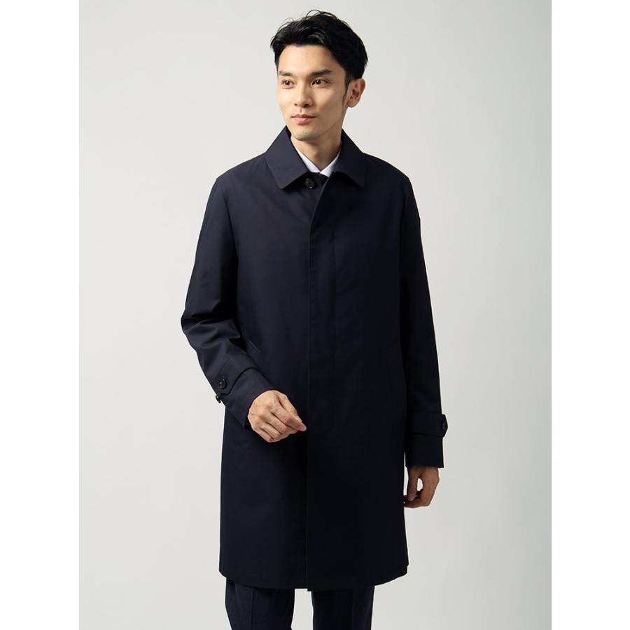 Blazer S Bank Com 撥水 スーピマコットン ライナー付きステンカラーコート 秋冬用 ネイビー 色柄コード Ma ザ スーツカンパニーpaypayモール店 通販 Paypayモール