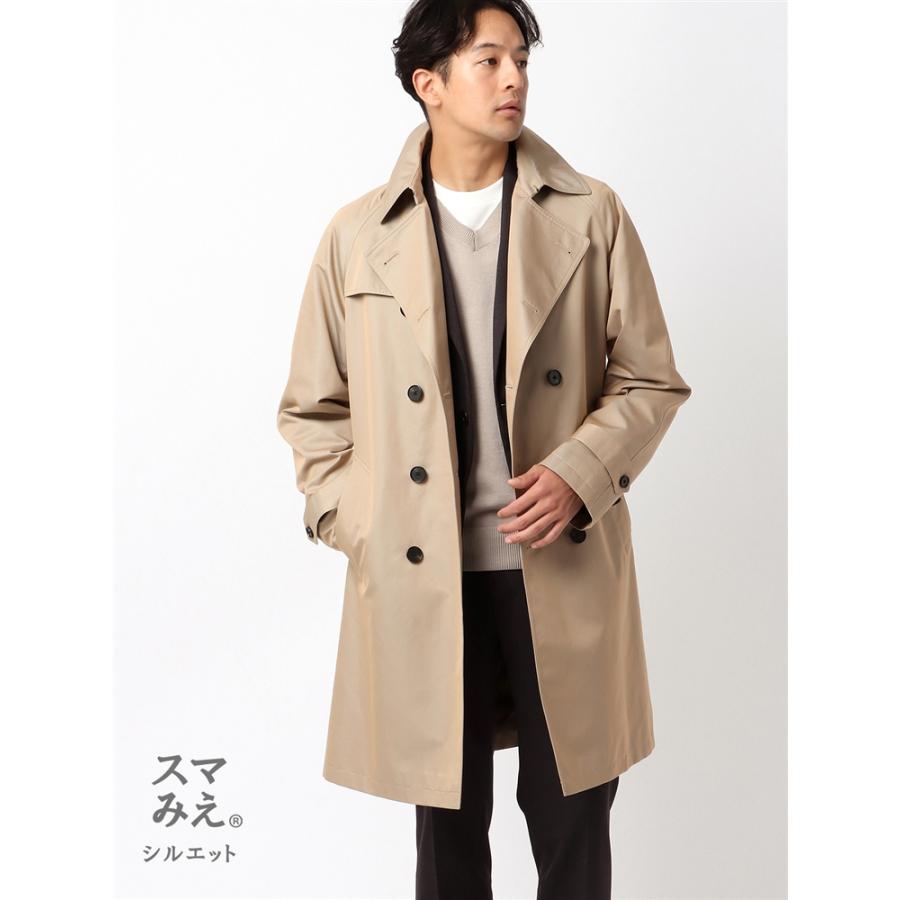 THE SUIT COMPANY 【スーツスクエア】メンズ スマみえトレンチ THE SUIT COMPANY 【スーツスクエア】メンズ スマみえトレンチ