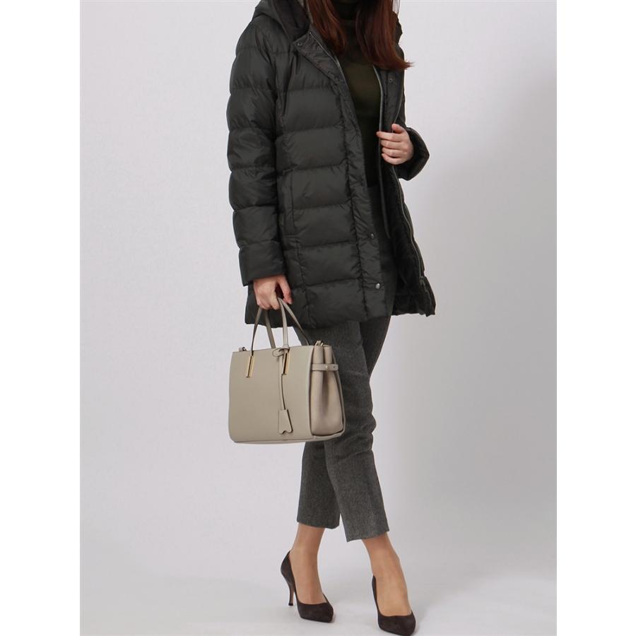 KAWADA DOWN×WHITE フーデッドダウンアウター 無地 ブラック