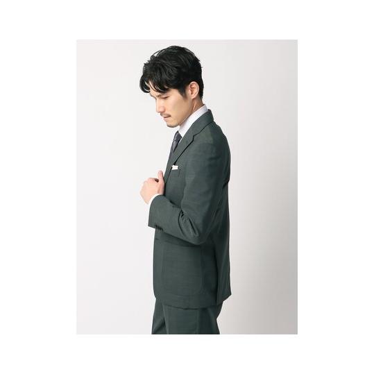 ベンベ様【新品タグ付】スーツスクエア 尾州ウール スーツ グリーン AB6 SUIT SQUARE（スーツスクエア） 【スーツスクエア】メンズ ウール混