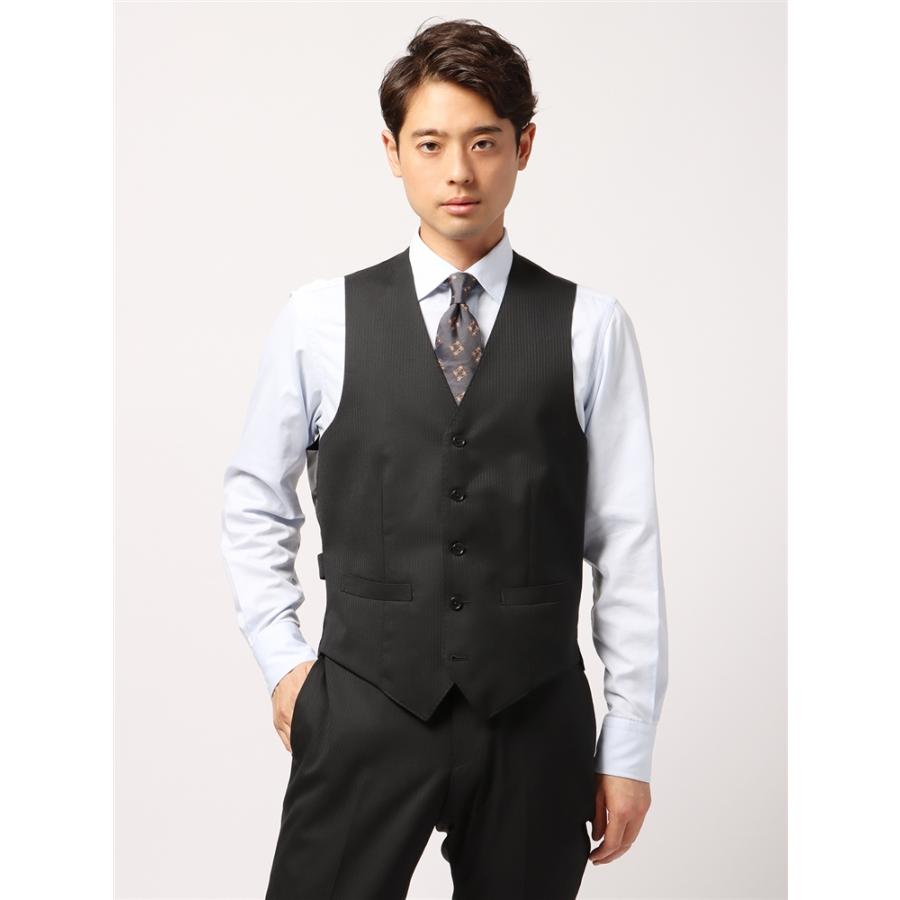 SUIT SQUARE 【スーツスクエア】メンズ スーツ スリーピース 3つボタン