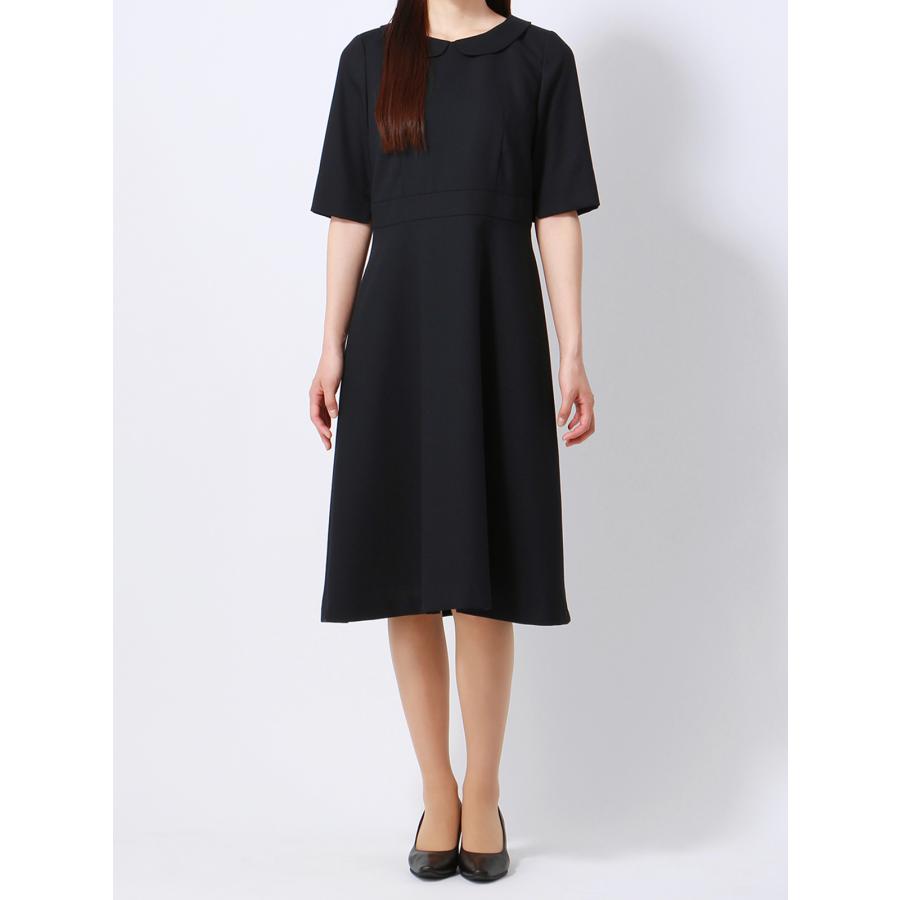 新品未使用 Jプレス 洗える フォーマル ワンピース ネイビーLサイズ 2way 洗える】ノルディス2wayジョーゼット フロントプリーツ