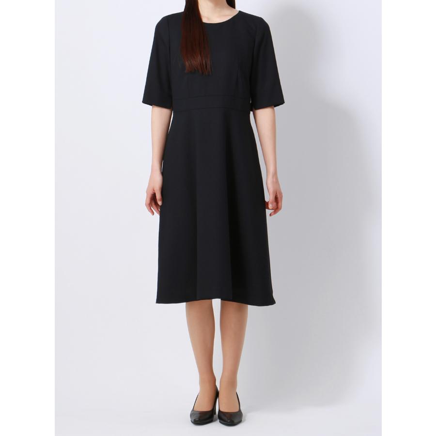 【美品】ワンピーススーツ（ウォッシャブル） SUIT SQUARE 【スーツスクエア】2WAYワンピース 5分袖 FORMAL
