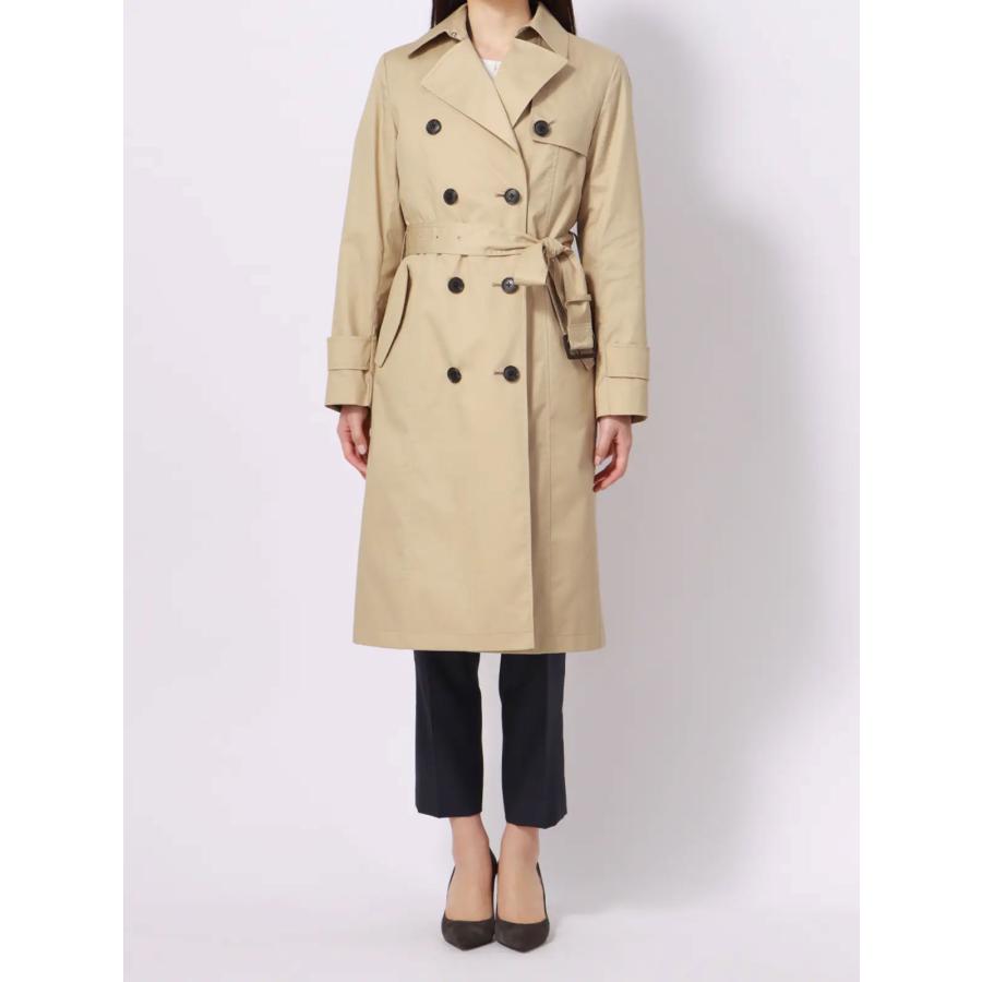 ザスーツカンパニー【サイズ M】ラムレザー　トレンチ コート　ロング　ブラウン ロングトレンチコート／撥水／TCギャバストレッチ／キルティング