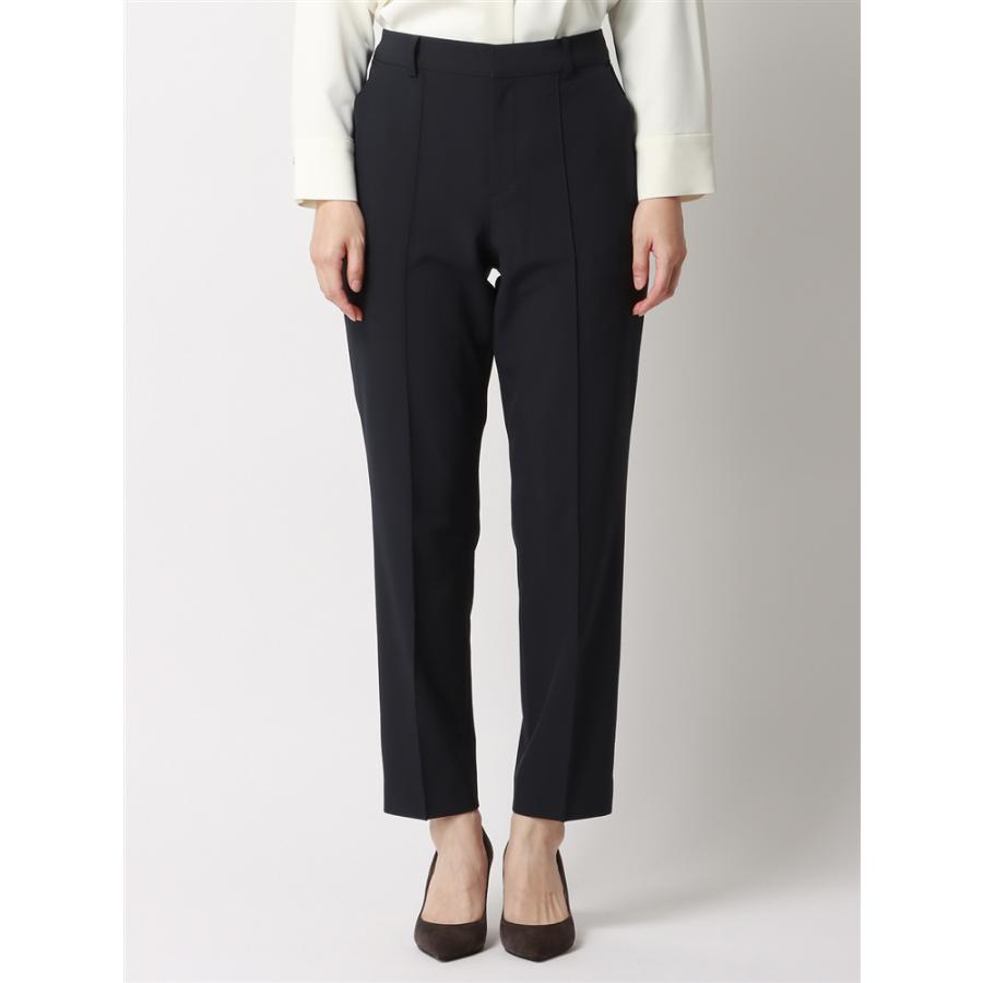 [未使用]スーツスクエア　ノーカラー　洗える　ストレッチ　パンツセットアップ　L 未使用]スーツスクエア ノーカラー 洗える ストレッチ パンツ