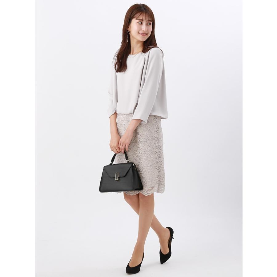 ワンピース レディース Littlechic ダブルクロス フラワーコードレース切替ワンピース グレージュ ザ スーツカンパニーpaypayモール店 通販 Paypayモール
