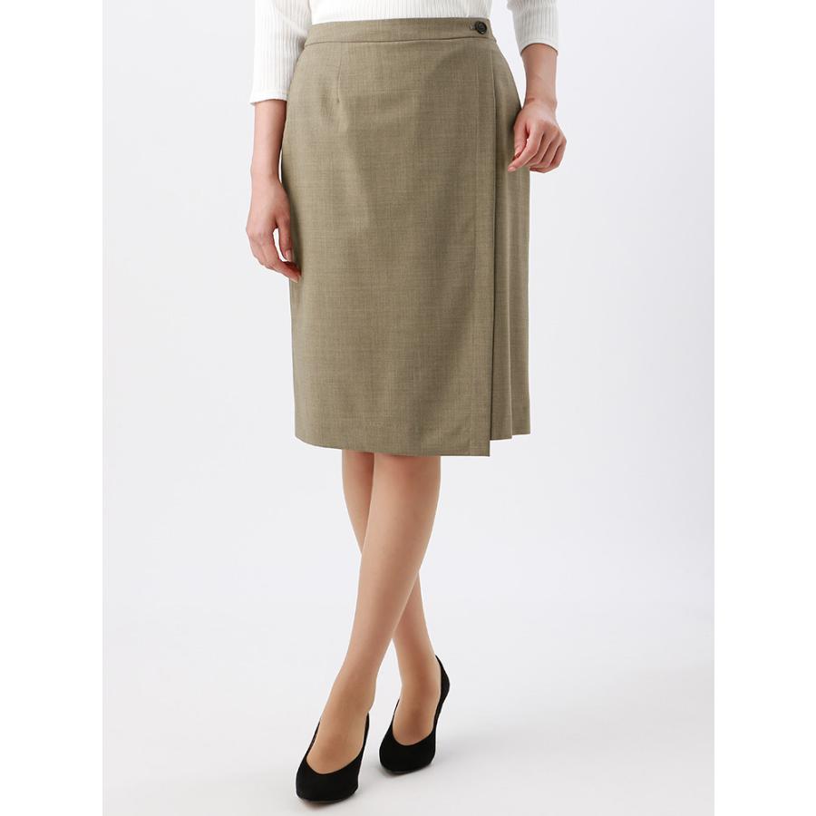 スーツ レディース セットアップ 通年 ウールストレッチ ラップタイトスカート ベージュ ザ スーツカンパニーpaypayモール店 通販 Paypayモール