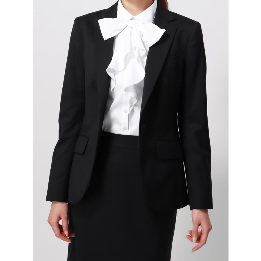 ef-de Made in Itary グレーリボンスーツ　ブラウス付 ef-de Made in Itary グレーリボンスーツブラウス付