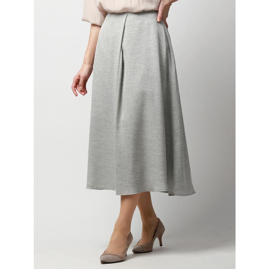 スーツ レディース セットアップ 春夏 ウォッシャブル スラブツイル スリットフレアスカート ライトグレー ザ スーツカンパニーpaypayモール店 通販 Paypayモール