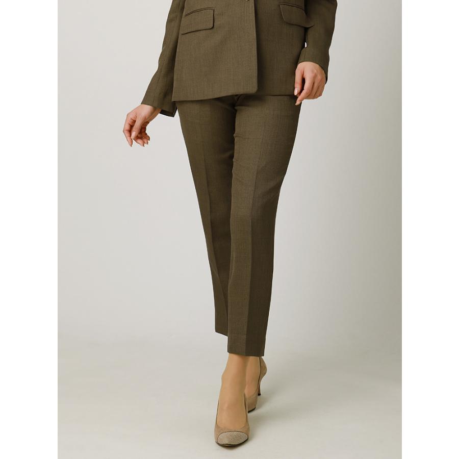 ウォッシャブル ポリエステルブッチャー テーパードパンツ 春夏用 カーキ 色柄コード Qa ザ スーツカンパニーpaypayモール店 通販 Paypayモール