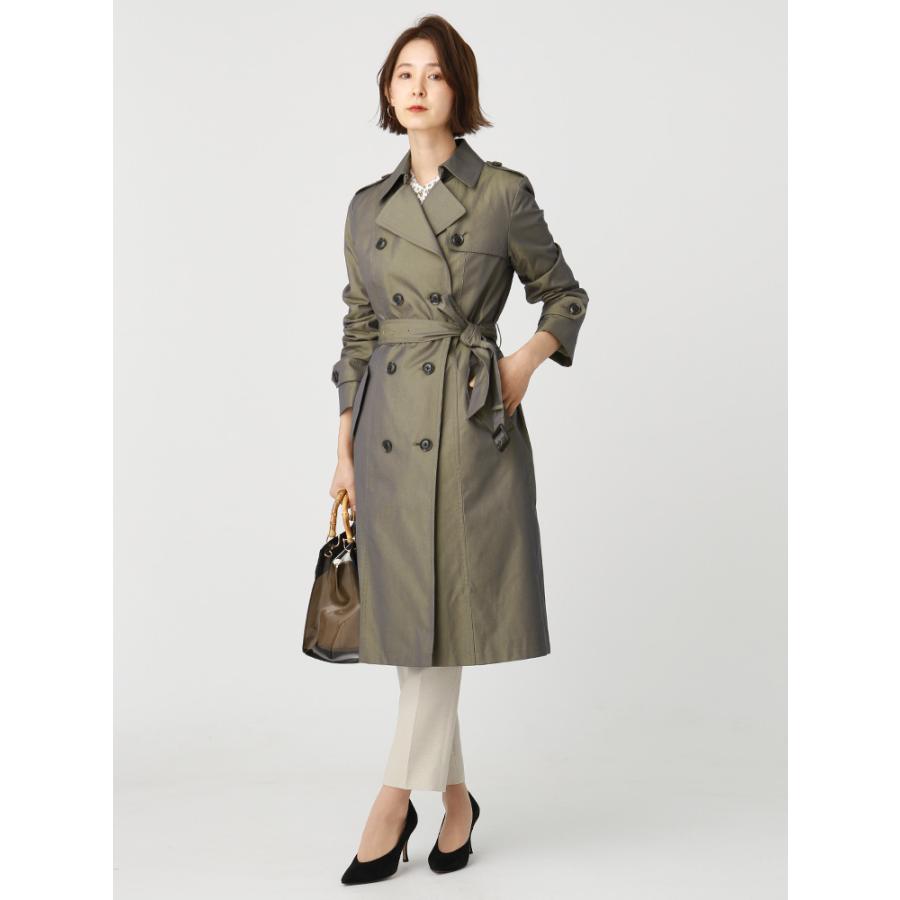 撥水 保温 シャンブレーギャバ リバーシブルキルティングライナー付きダブルトレンチコート 通年用 カーキ ザ スーツカンパニーpaypayモール店 通販 Paypayモール