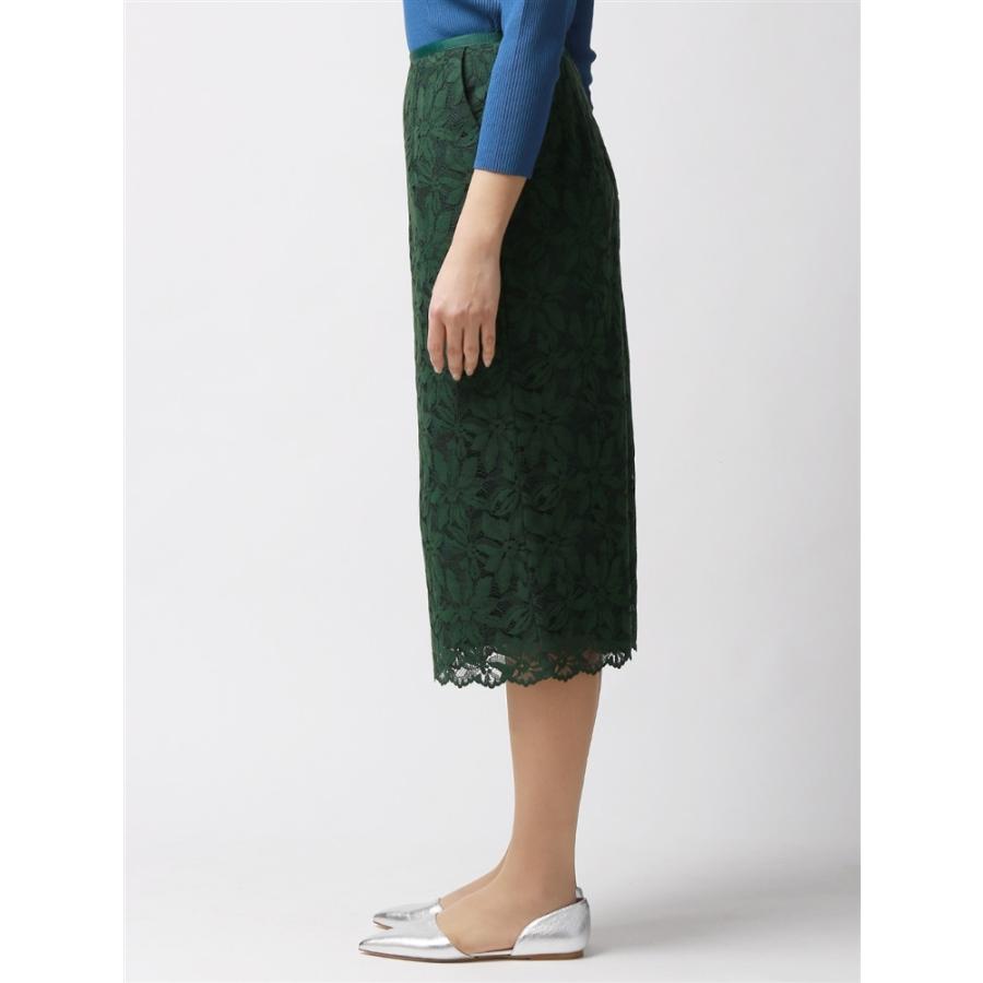 La Splendina フラワーコードレース ロングタイトスカート 通年用 グリーン ザ スーツカンパニーpaypayモール店 通販 Paypayモール