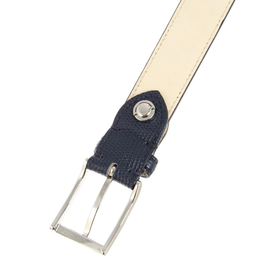 リザード型押しレザーベルト ネイビー 色柄コード Nv ザ スーツカンパニーpaypayモール店 通販 Paypayモール