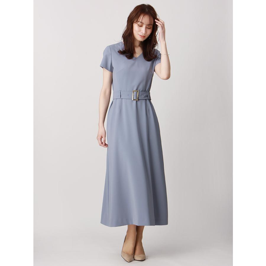 史上最も激安 ハンドウォッシュ ツイルストレッチ ベルト付きvネック半袖ワンピース 通年用 ブルー ザ スーツカンパニーpaypayモール店 通販 Paypayモール 超美品 Www Doctor Plan Com