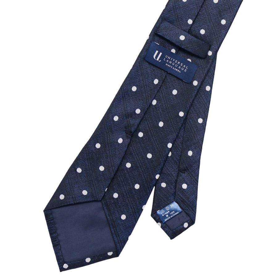 ニシ君様売約済　Drakes シルク ネクタイ ネイビー スクエア ドット SUIT SQUARE 【スーツスクエア】ネクタイ シルク ドット ネイビー系