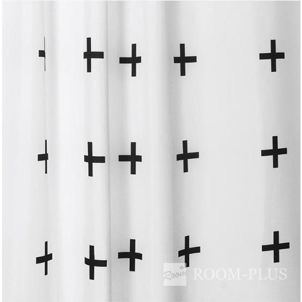 シャワーカーテン バスルーム インテリア雑貨 間仕切り モノトーン 白黒 モノクロ クロス オシャレ 防カビ 北欧 Bath Sc0008 Bath Sc0008 Doublequotation 通販 Yahoo ショッピング