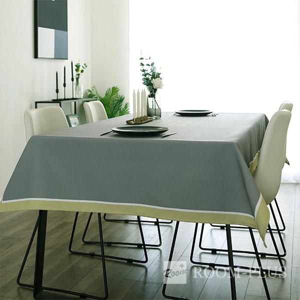 テーブルクロス 北欧 おしゃれ グレー モダン 送料無料 テーブルマット ダイニングテーブル 140cm 180cm 0cm 240cm Table C0121 Table C0121 Doublequotation 通販 Yahoo ショッピング