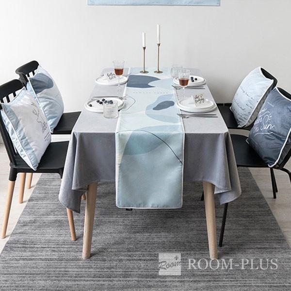 テーブルランナー 送料無料 北欧 ブルー テーブルマット テーブルクロス ダイニングテーブル 30cm 160cm 180cm 0cm 2cm Table R0114 Table R0114 Doublequotation 通販 Yahoo ショッピング