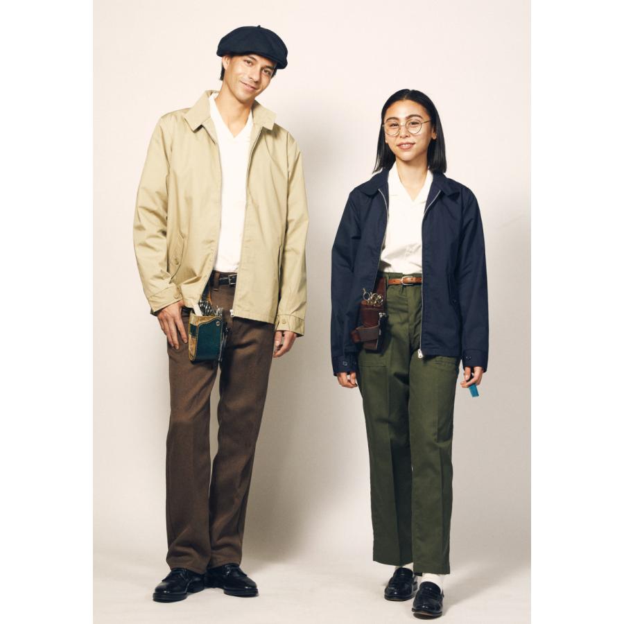 スウィングトップ ブルゾン 裏地付 ジップアップ ジャケット 無地 定番