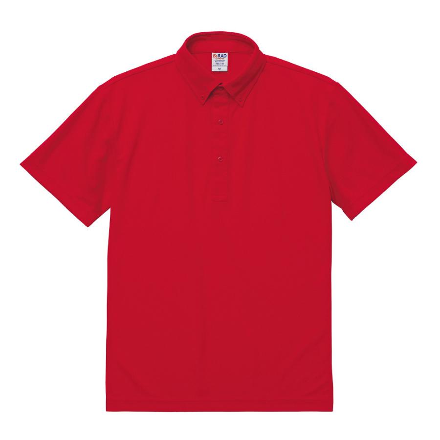 ☆未使用品☆ETRO エトロ ボタンダウン ポロシャツ レッド系 Sサイズ ポロシャツ 半袖 メンズ ドライ 鹿の子 無地 4.7オンス カノコ ポロ