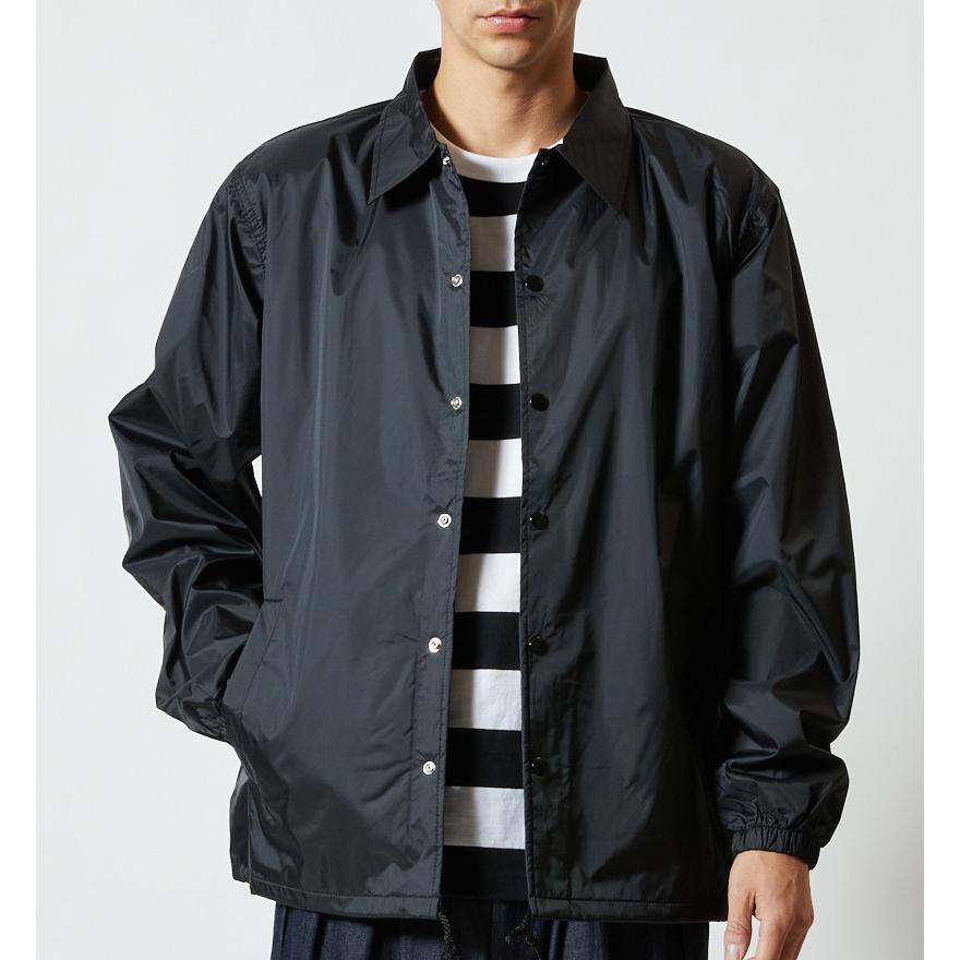 コーチジャケット ナイロン ブルゾン ジャケット 裏地付 薄手 無地