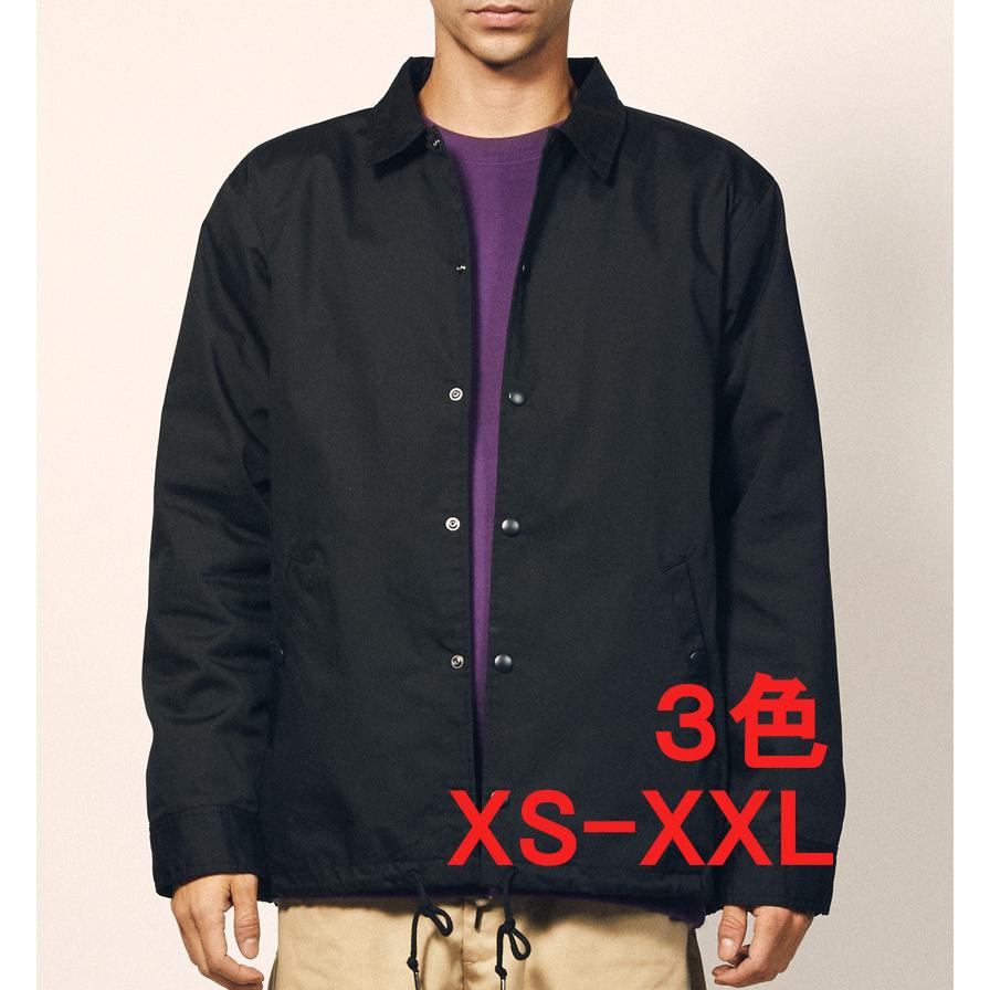 コーチジャケット 高品質T/Cウェザー生地 ブルゾン ジャケット 裏地付