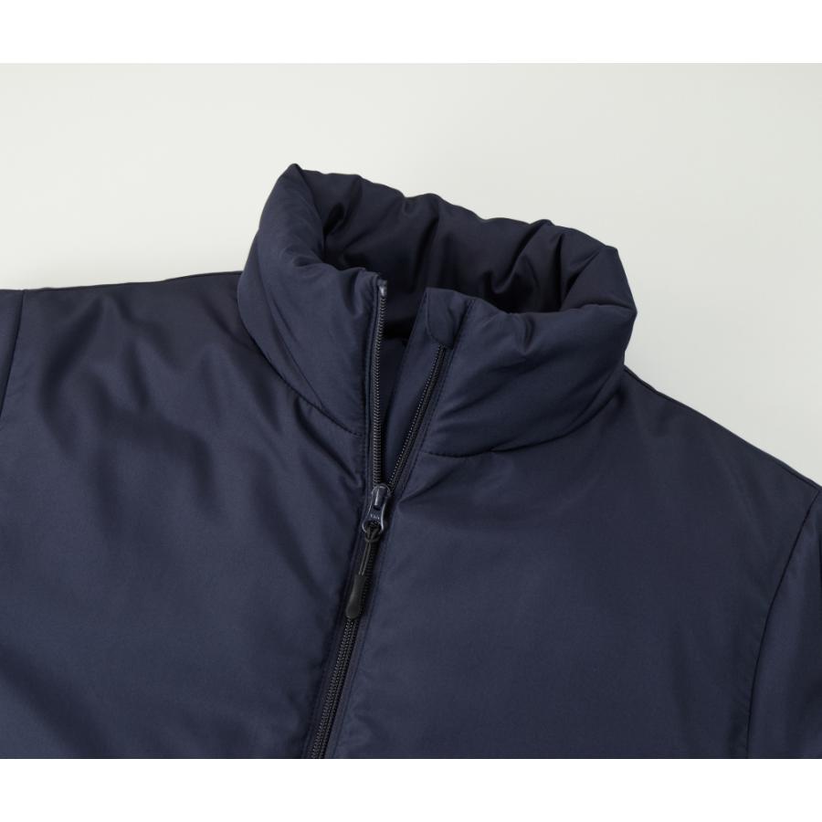 746401 スタンド シェル ジャケット 中綿入 厚手 フードなし ジップアップ フルジップ ブルゾン 保温 無地 7464-01 7464 ユナイテッドアスレ UnitedAthle | United Athle | 04