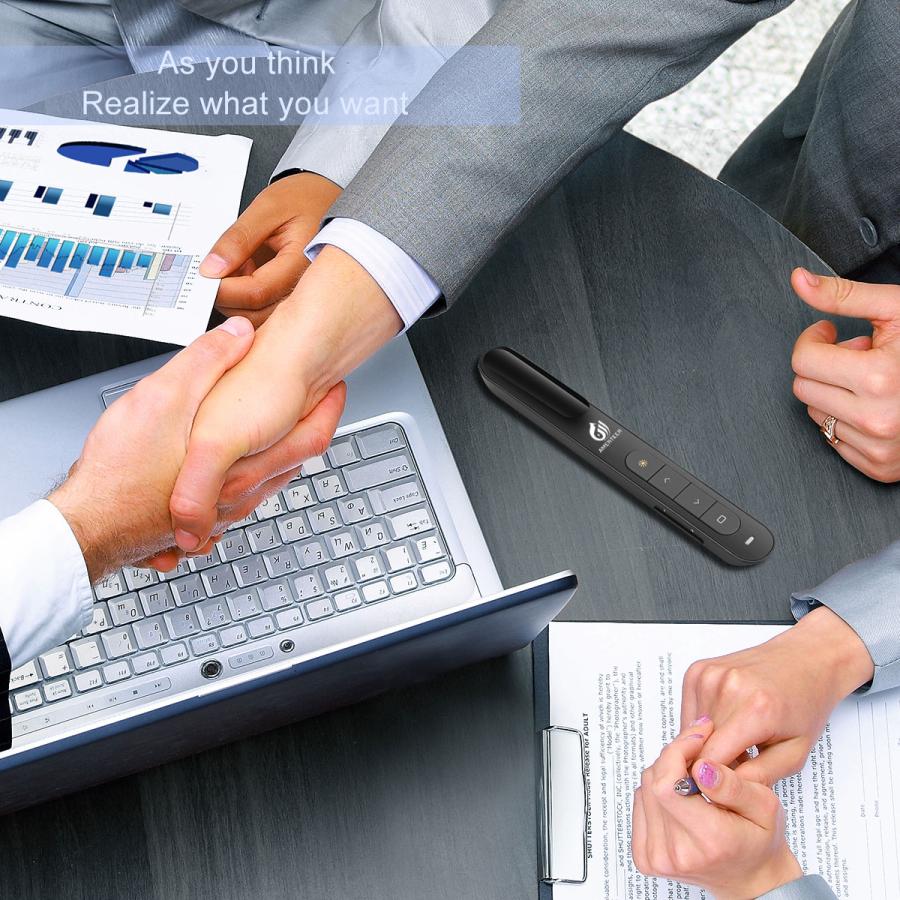 レーザーポインター AMERTEER PSC認証済み 赤レーザー PPTスライド用 ワイヤレス プレゼンター (031) ポスト投函 |  | 05