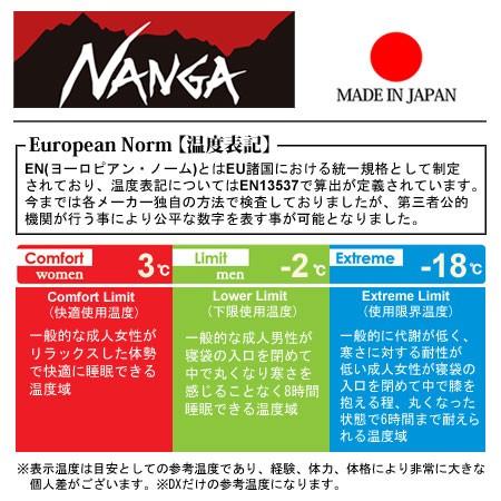 NANGA（ナンガ） 送料無料 ナンガ正規品ダウンシュラフ（寝袋）UDD
