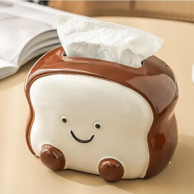 食パン ティッシュケース 可愛い インテリア 陶芸品 高級 ホーム