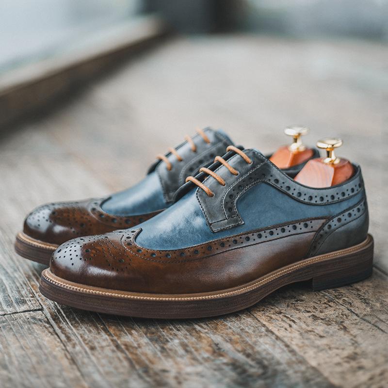 シューズ ブーツ シューズ 配色 切り替え 軽量 メンズ メンズシューズ 靴 本革 カジュアルシューズ ブーツ ビジネス ローカット おしゃれ 紳士靴 シューズ ブーツ メンズ 軽量 靴 本革 ローカット おしゃれ 紳士靴