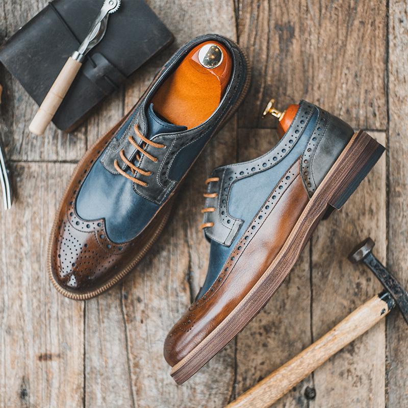 シューズ ブーツ シューズ 配色 切り替え 軽量 メンズ メンズシューズ 靴 本革 カジュアルシューズ ブーツ ビジネス ローカット おしゃれ 紳士靴 シューズ ブーツ メンズ 軽量 靴 本革 ローカット おしゃれ 紳士靴