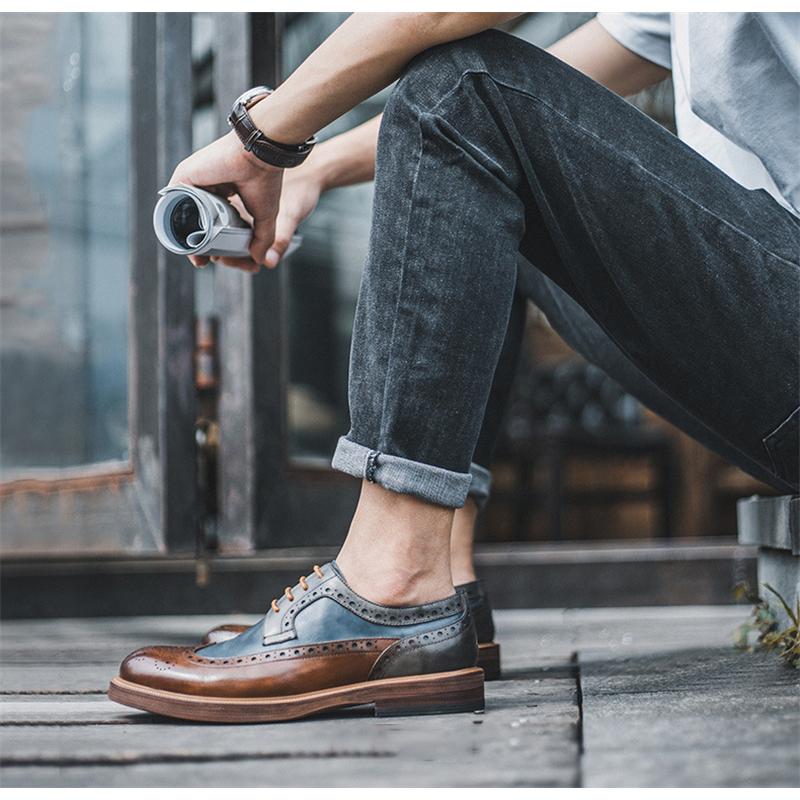 シューズ ブーツ シューズ 配色 切り替え 軽量 メンズ メンズシューズ 靴 本革 カジュアルシューズ ブーツ ビジネス ローカット おしゃれ 紳士靴 シューズ ブーツ メンズ 軽量 靴 本革 ローカット おしゃれ 紳士靴