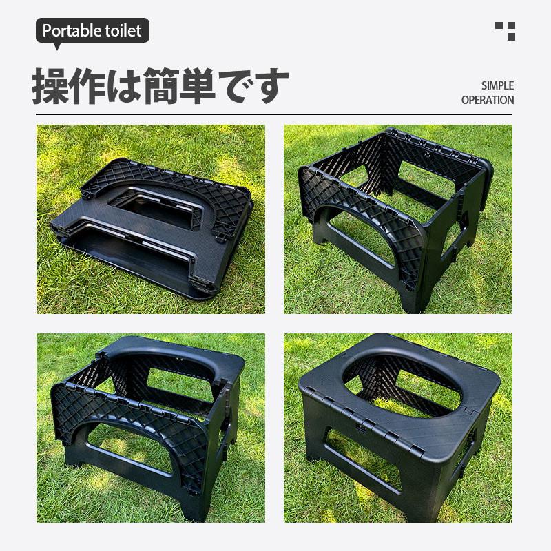 簡易トイレ 非常用トイレ 災害用トイレ 携帯トイレ 蓋付き Mサイズ
