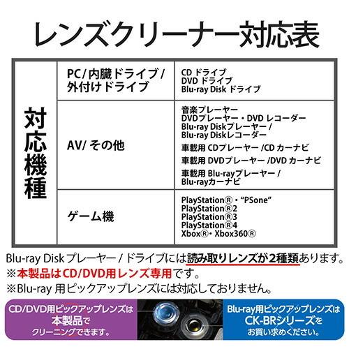 【送料無料】 エレコム CK-CDDVD1 レンズクリーナー CD/DVD用 お手入れに 乾式 日本製｜ulmax｜06