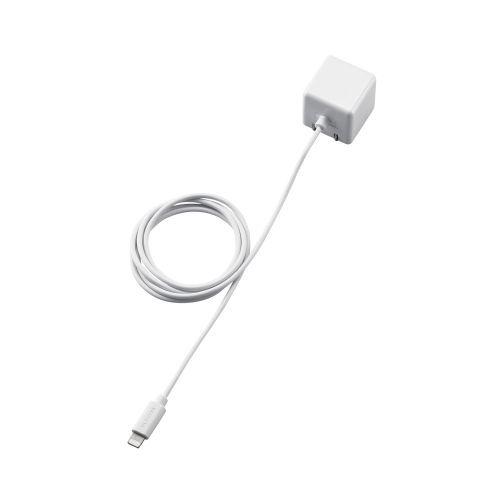 【送料無料】 エレコム MPA-ACL01WH USB コンセント 充電器 5W Lightningケーブル 1.0m iPhone (iPhone13シ｜ulmax｜02