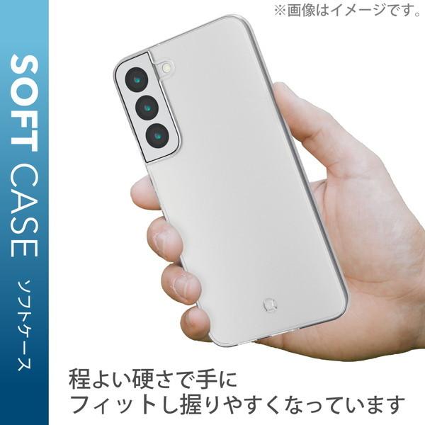 【送料無料】 エレコム PM-G221UCTCR Galaxy S22 (SC-51C / SCG13) ケース カバー ソフト TPU ストラップホール｜ulmax｜04