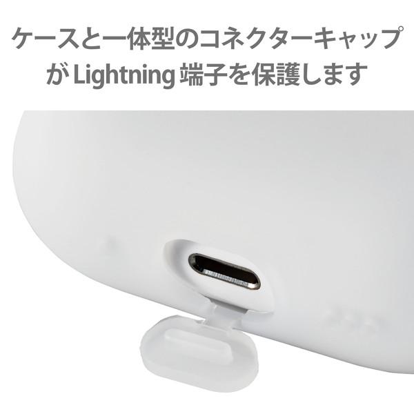 【送料無料】 エレコム AVA-AP4SCCR AirPods Pro 2 第2世代 2022年 用 ケース シリコン カラビナ付き コネクターキャップ一｜ulmax｜04