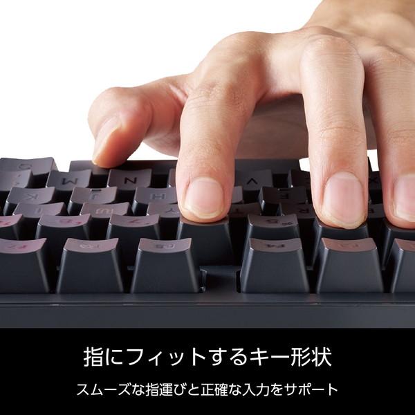 ELECOM TK-MC30UKPBK 赤軸 メカニカルキーボード ELECOM（エレコム） TK-MC30UKPBK 赤軸 テンキーレス 有線 メカニカル