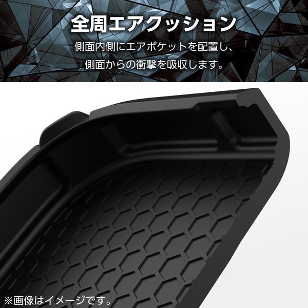 【送料無料】 エレコム PM-A23AZERORD iPhone15 ケース ZEROSHOCK 耐衝撃 衝撃吸収 四つ角ダンパー ハニカム構造 ダブルレ｜ulmax｜03