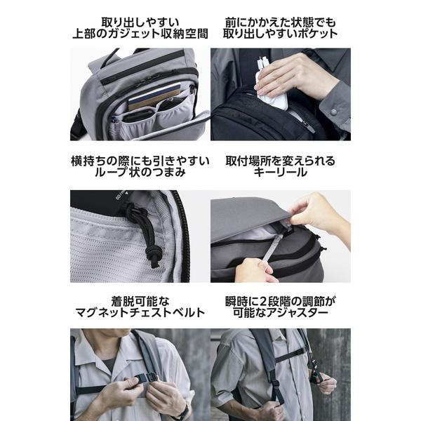 エレコム BM-MNLBP04DGY バックパック MNL CITY PACK Lite CORDURA