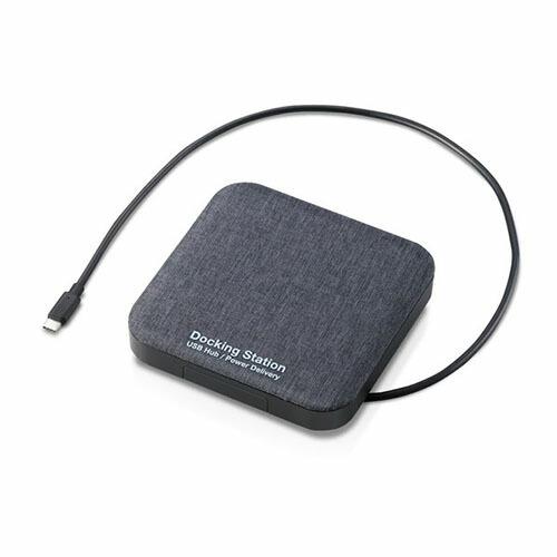 エレコム LGB-DHUPD HDDケース SSDケース ドッキングステーション機能 USBハブ 2.5インチ USB3.2(Gen1) タイプC 4K ブラック｜ulmax